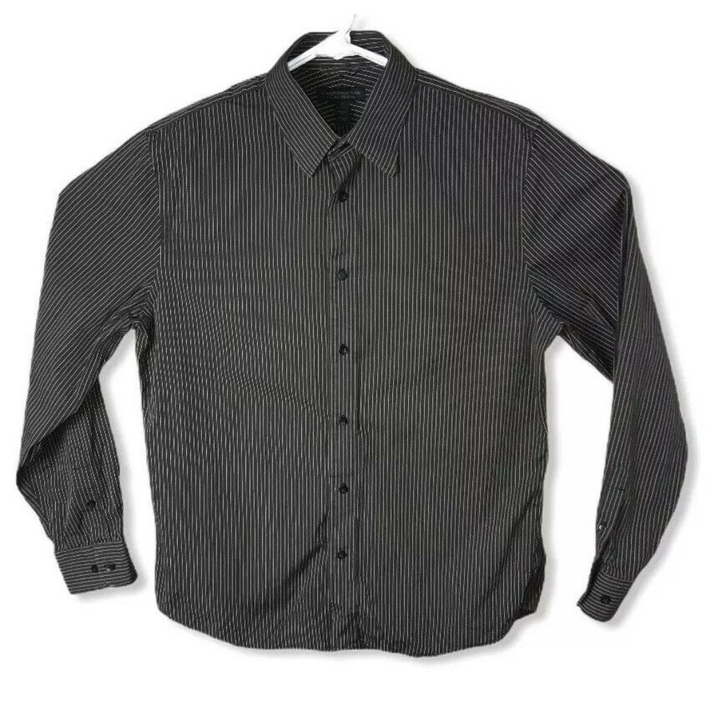 EXPRESS DESIGN STUDIO Modern Fit LS Button Front L